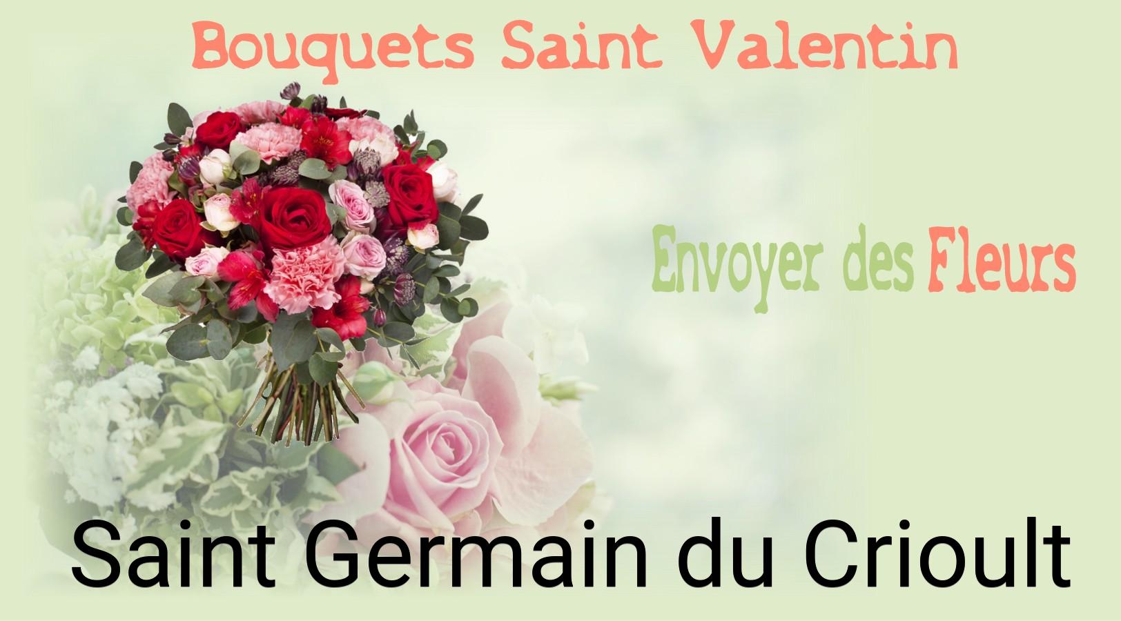 Roses de Saint-Valentin livrées à Saint-Germain-du-Crioult